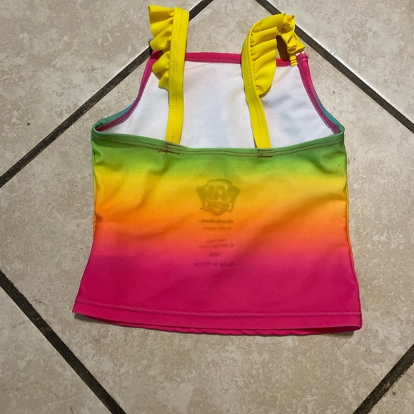 Colorful Kids Rashguard with Cartoon Characters - Picture 3 of 3